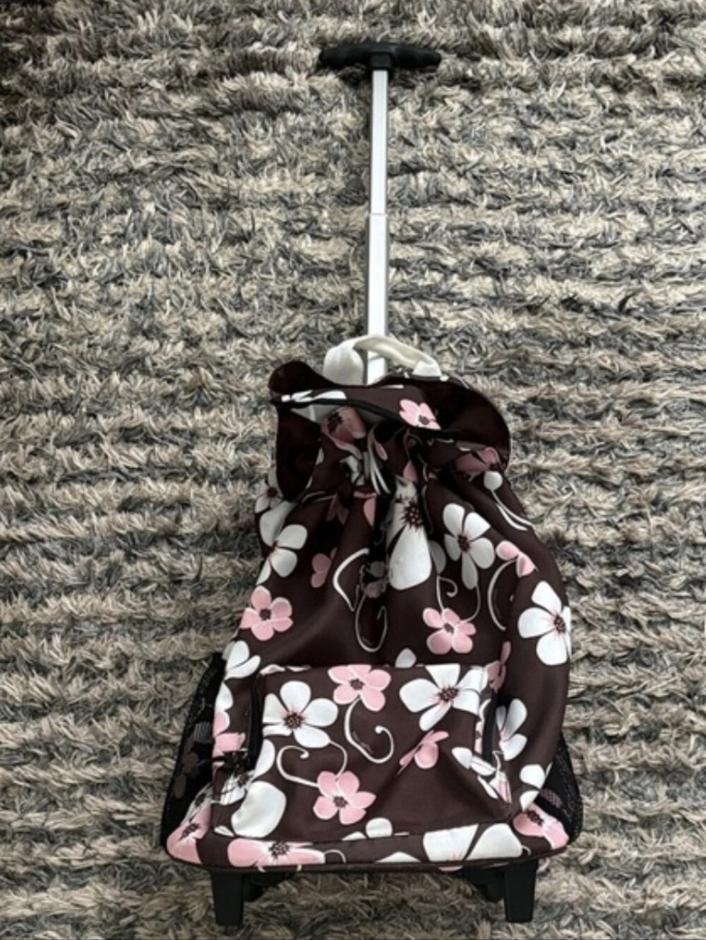 Pacific Coast Large Floral Rolling Versatile Bag Style on Wheels